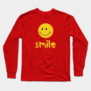 Smile Long Sleeve T-Shirt